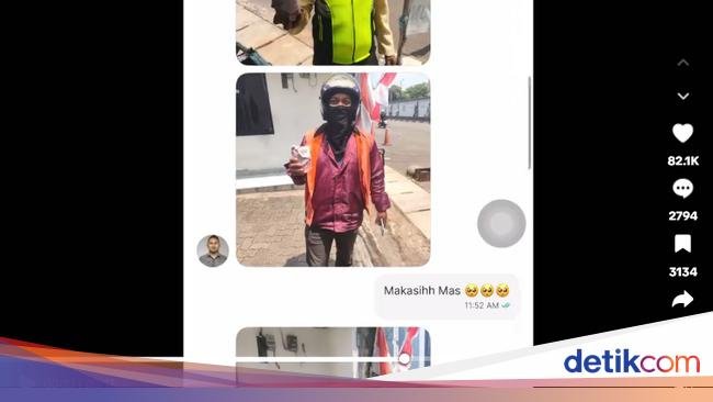 Inisiatif Mulia Pria Malaysia Bagi-bagi Nasi Bungkus untuk Ojol di Jakarta