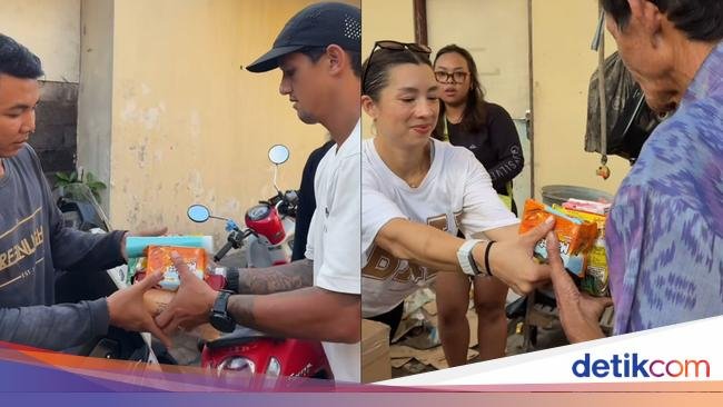 Salut! Jennifer Bachdim Gercep Donasi Makanan untuk Korban Banjir Bali
