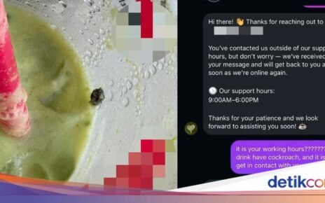 Pesan Minuman di Kafe, Wanita Ini Dapat 'Bonus' Kecoa Kecil