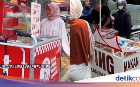 5 Makanan Resto Dijual di Gerobak Keliling, Ada Ayam Geprek hingga Nasi Padang