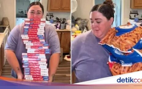 Nyetok 32 Kardus Pizza hingga 14 Blok Keju, Belanjaan Ibu Ini Jadi Sorotan