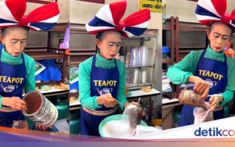 S3 Marketing! Penjual Es Legendaris Nyentrik Ini Sukses Hibur Pelanggan