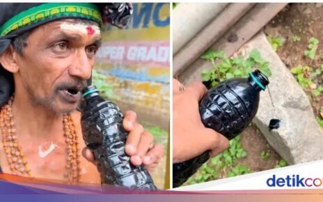 Viral! Pria Ini Ngaku Minum Oli Mesin 7 Liter Sehari Selama 33 Tahun