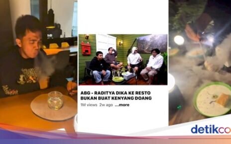 Momen Raditya Dika Ajak Teman Komika Makan di Resto Gastronomi Molekuler
