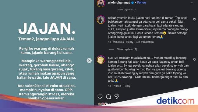 Amrazing hingga Arief Muhammad Ramaikan Seruan Jajan di UMKM