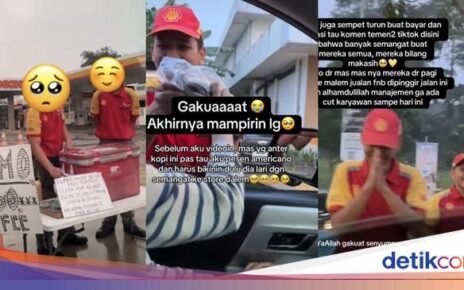 Viral! Momen Netizen Beli Kopi di SPBU Swasta yang Tengah Kesulitan