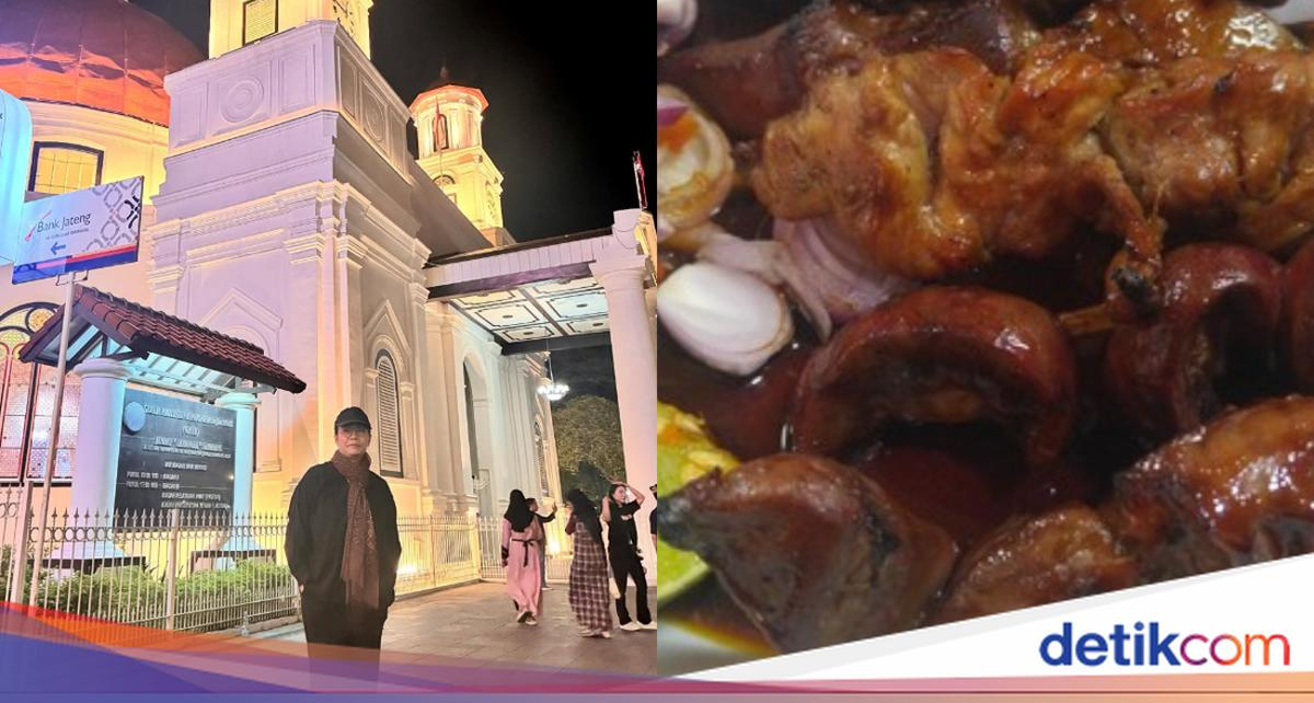 Sri Mulyani Bernostalgia di Semarang, Cicip Sate Kambing dan Teh Rempah