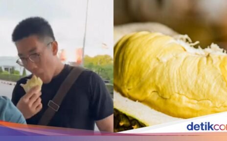 Tak Bisa Dibawa ke Pesawat, Keluarga Ini Nekat Habiskan 5,5 Kg Durian!