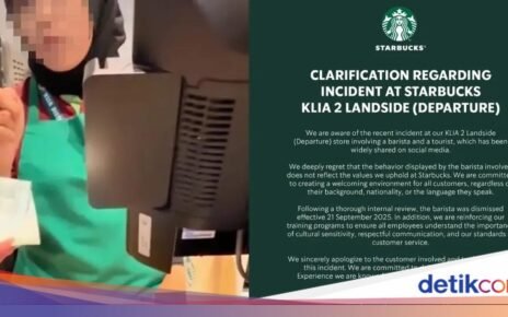 Viral! Barista Starbucks Dipecat usai Sebut Turis China 'Bodoh'