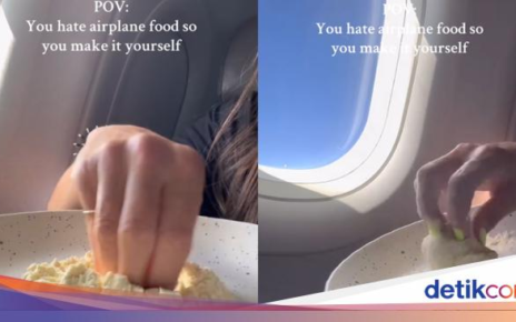 Viral! Influencer Ini Dikecam Gegara Masak Pasta di Pesawat