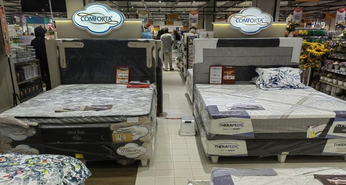 Bed Set Banting Harga dari Rp18 Juta Jadi Rp5 Jutaan di Transmart