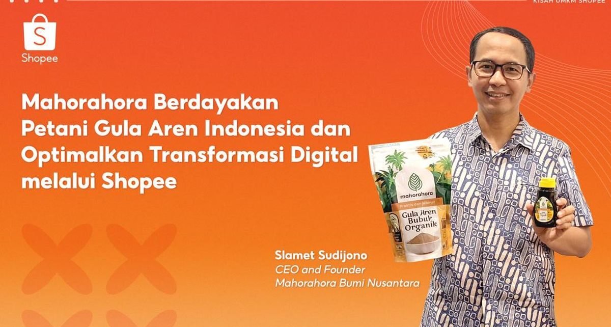 Mahorahora Berdayakan Petani Gula Aren Lewat Shopee