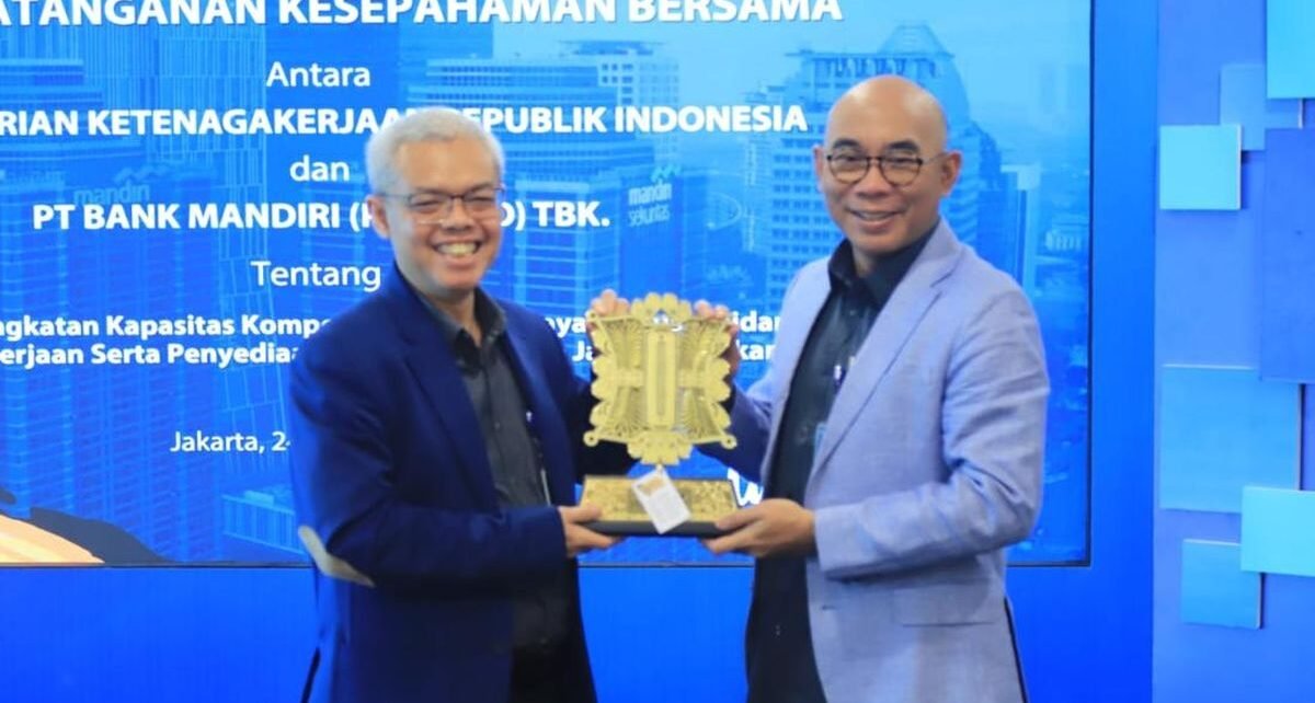 Kemnaker dan Bank Mandiri Bersinergi Dorong Kompetensi SDM