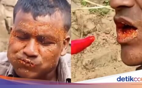 Gokil! Pria Ini Bisa Habiskan 10 Kg Cabai Bubuk dalam Sekali Waktu