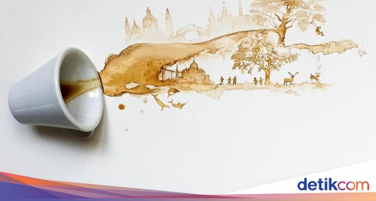 Keren! 8 Lukisan dari Kopi Kreasi Seniman Asal Italia