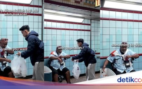 Mulia! Pelajar Indonesia di Amerika Bagikan Makanan Gratis