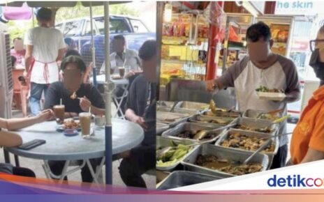 Duh! Pelanggan Ini Santai di Meja Padahal Makanan Sudah Habis