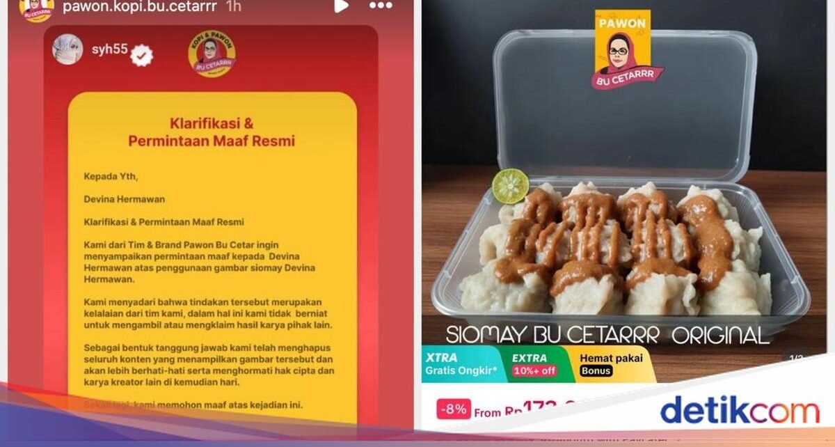 Permintaan Maaf Adik Syahrini usai Pakai Foto Siomay Chef Devina