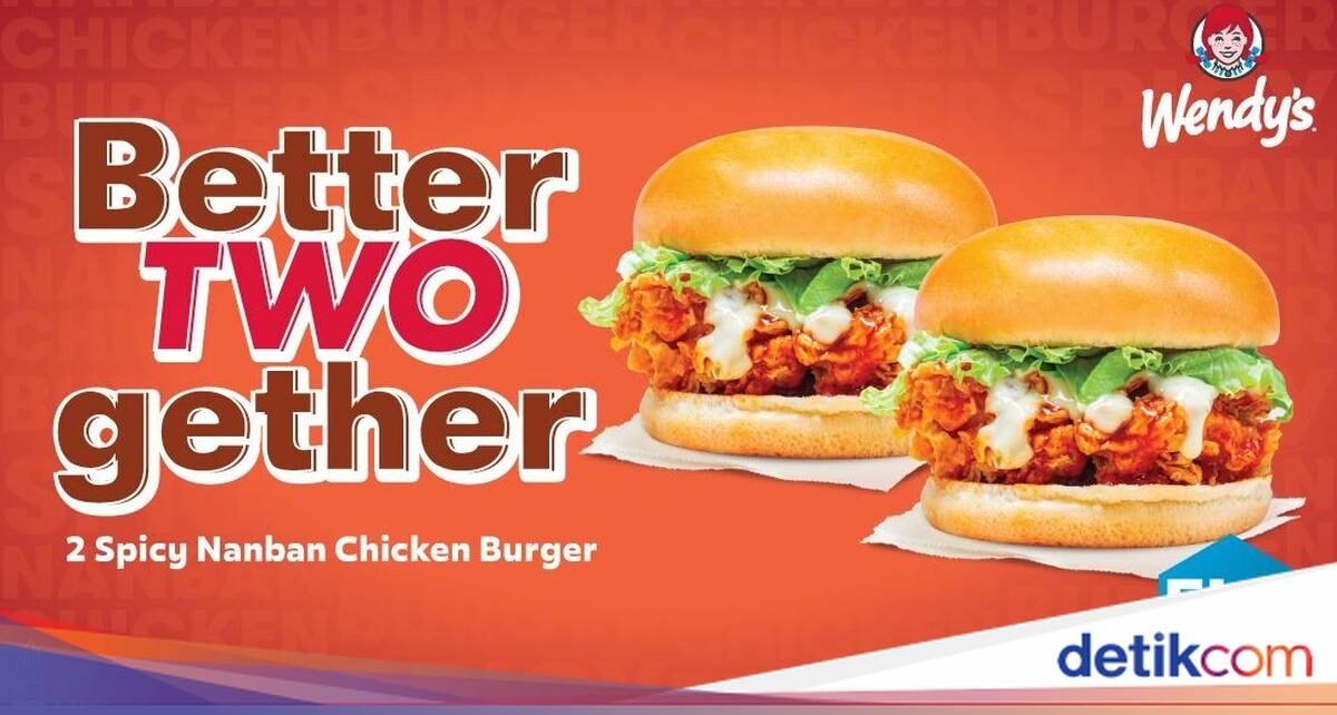 Makan Hemat Berdua Yuk! Ada Promo Beli 1 Gratis 1 di Wendy's