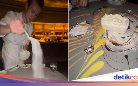 Sajikan Makanan Tanpa Piring, Resto Michelin Ini Dikritik Netizen