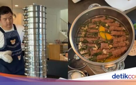 So Sweet! Pria Ini Masak Seafood Buat Istri Sampai 13 Panci