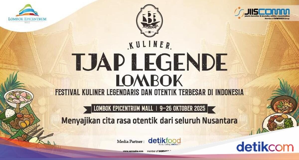 Festival Tjap Legende Hadir di Lombok, Hadirkan 40 Kuliner Legendaris