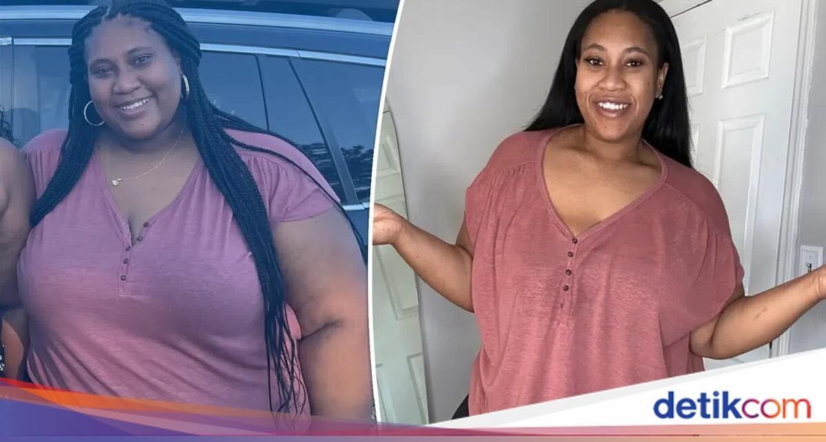 Keren! Wanita Ini Sukses Turun Berat Badan 91 Kg usai Ubah Pola Makan