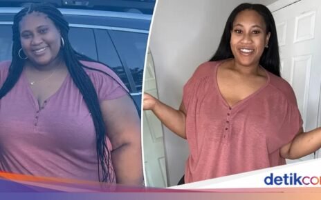 Keren! Wanita Ini Sukses Turun Berat Badan 91 Kg usai Ubah Pola Makan
