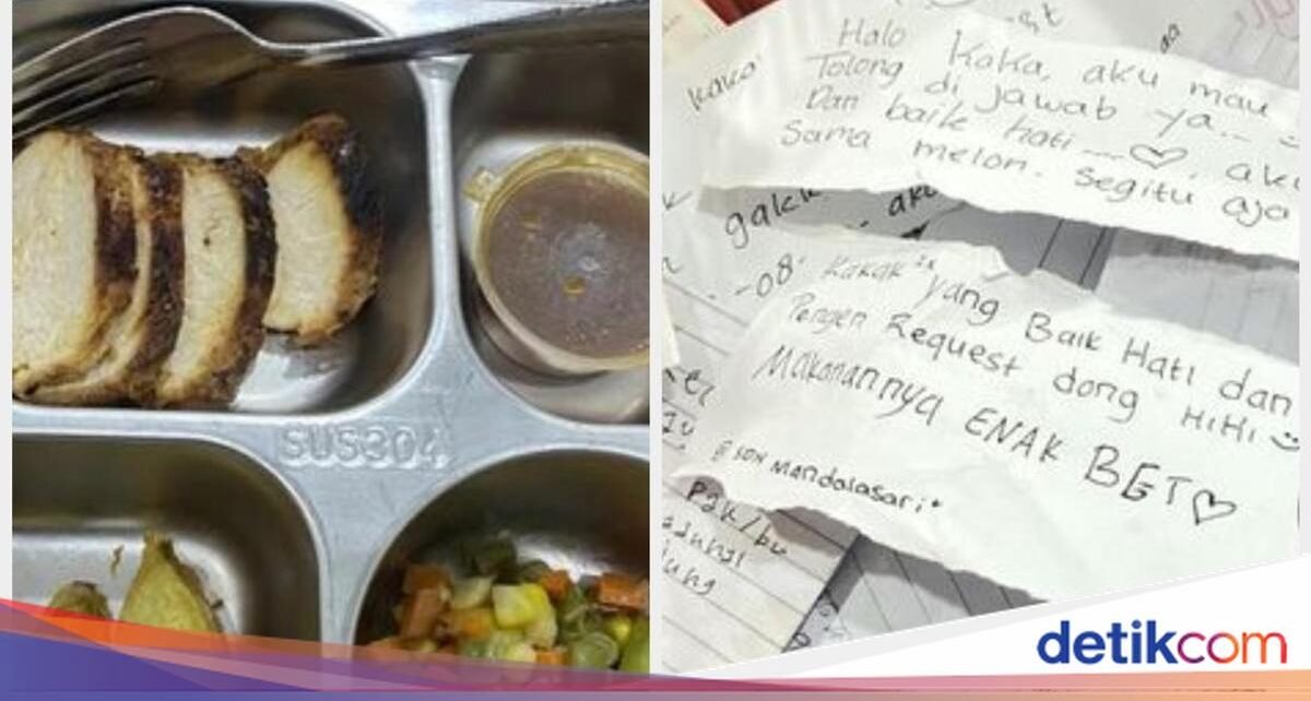 Viral Menu MBG di Sukabumi Bikin Ngiler, Dibalas Surat Cinta dari Murid