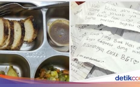 Viral Menu MBG di Sukabumi Bikin Ngiler, Dibalas Surat Cinta dari Murid