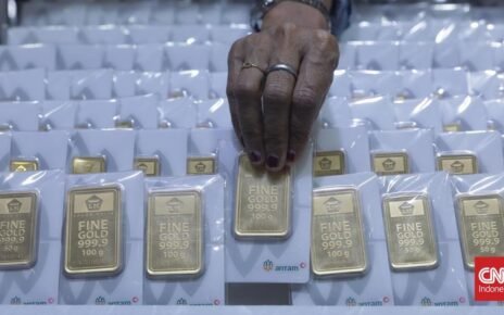 Harga Emas Antam Naik Rp40 Ribu ke Rp2,38 Juta per Gram