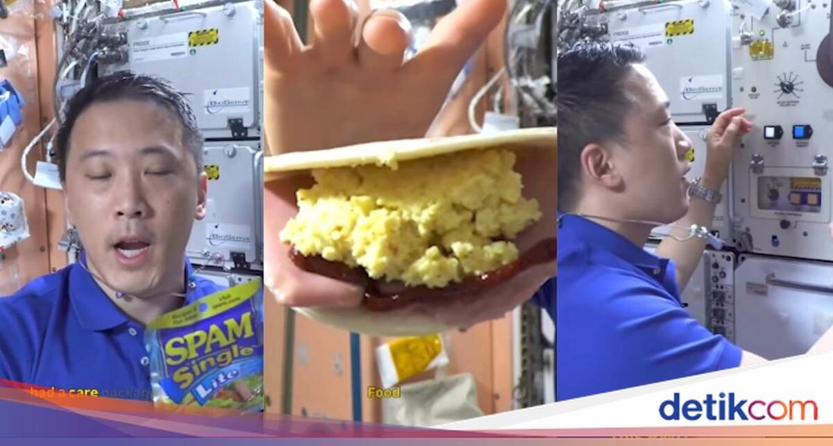 Unik! Astronot Ini Kasih Tutorial Bikin Sandwich di Luar Angkasa