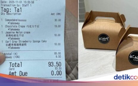 Pelanggan Kaget Ada Biaya Bungkus 10%, Pihak Kafe Minta Maaf