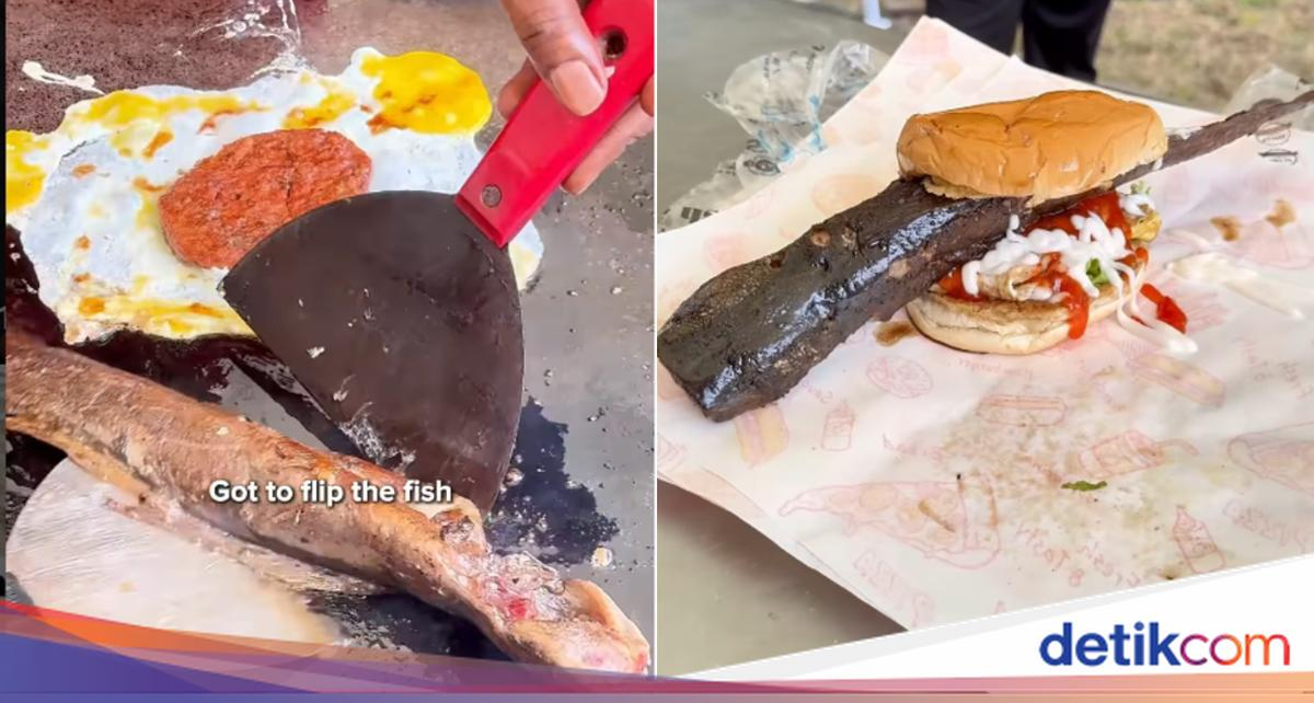 Bukan Beef Patty, Burger Ini Isinya 1 Ekor Lele Goreng!