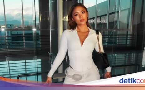 Cantik! Gaya Marion Jola saat Makan Burger hingga ke Piknik Kue