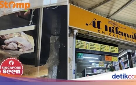 Jorok! Di Gerai Ini Ayam Mentah Ditaruh di Lantai Sebelum Dimasak