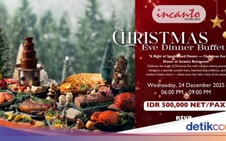 Temukan Ketenangan di Tengah Riuhnya Perayaan Natal di Incanto Restaurant