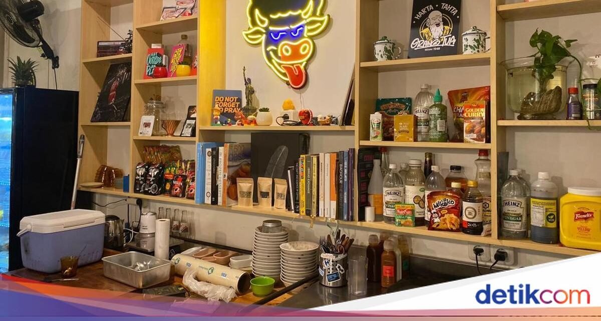 Unik Banget! Ada Gerai Burger ala Amerika Berkonsep Angkringan