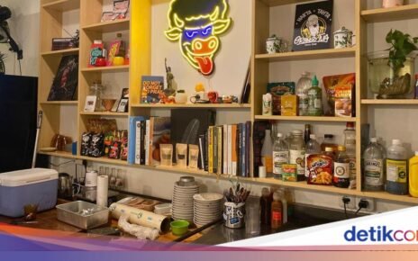 Unik Banget! Ada Gerai Burger ala Amerika Berkonsep Angkringan