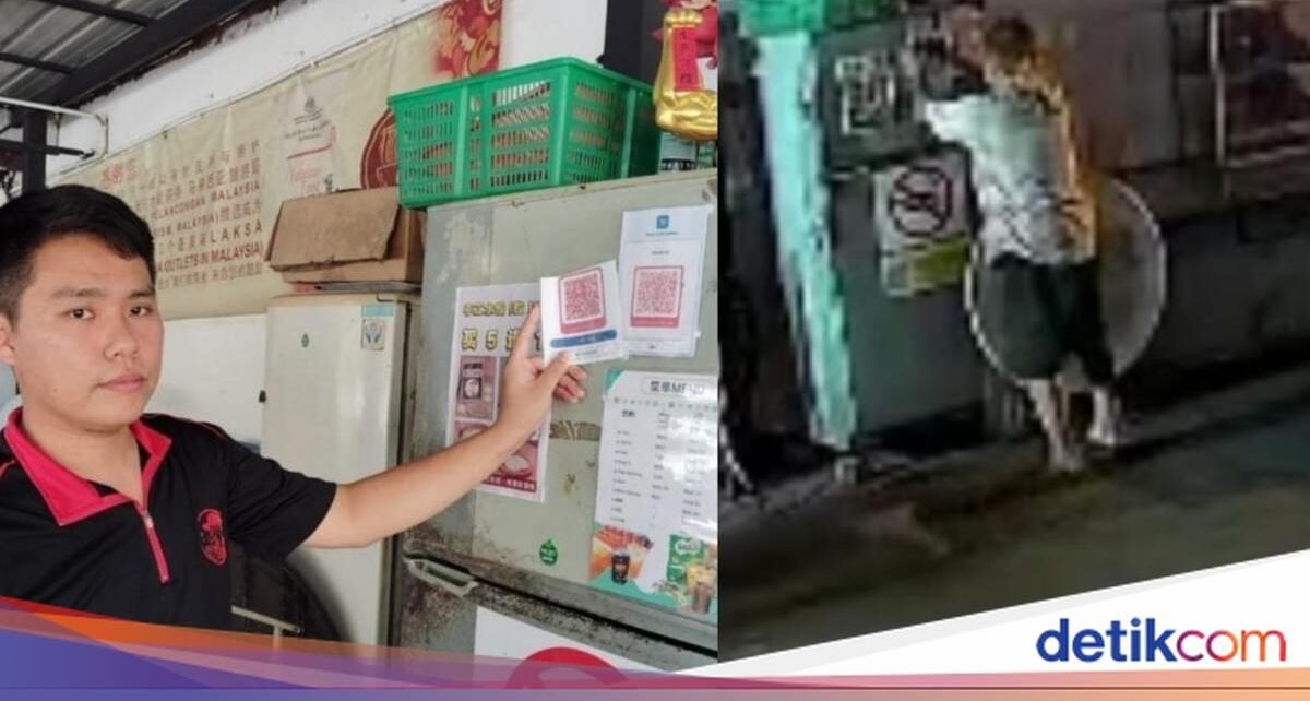 Kode QR Pembayaran Diganti Pelanggan, Pedagang Mie Ini Kena Tipu!
