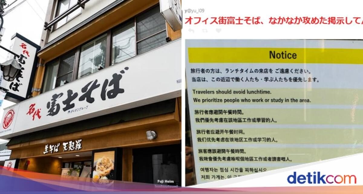 Resto di Jepang Ini Larang Turis Datang Saat Jam Makan Siang, Kenapa Ya?