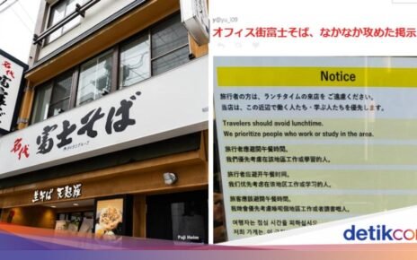 Resto di Jepang Ini Larang Turis Datang Saat Jam Makan Siang, Kenapa Ya?