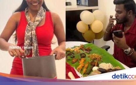 Spesial Buat Suami! Istri Ini Masak dari Pagi sampai Malam Siapkan 34 Menu
