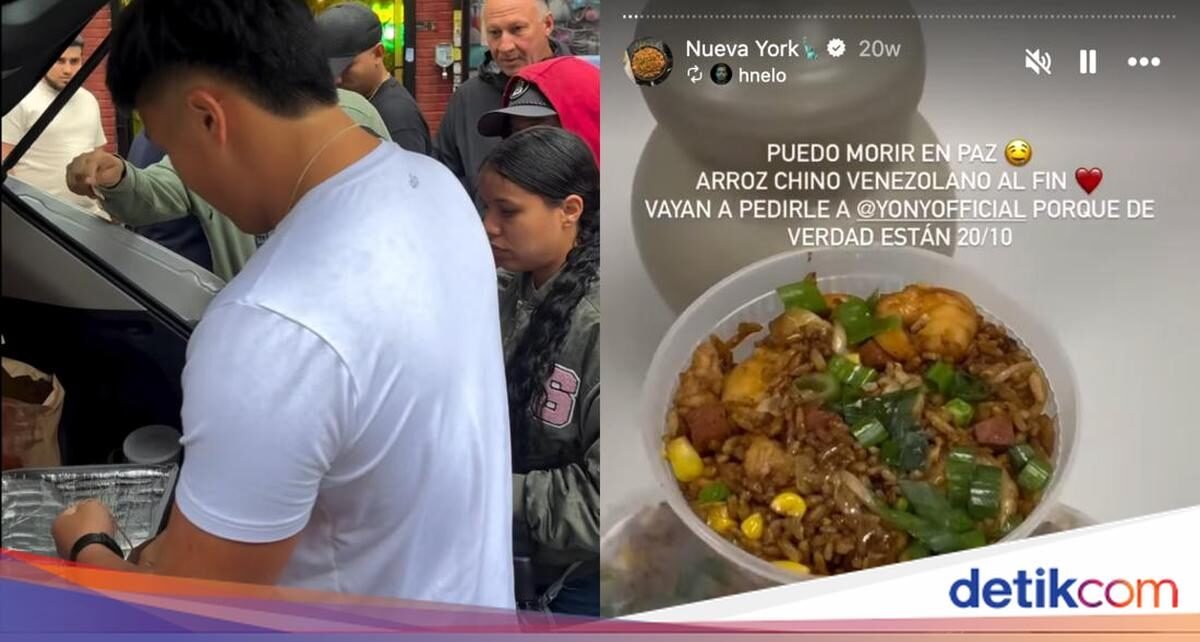 Viral! Anak Muda Jualan Nasi Goreng di New York pakai Bagasi Mobil