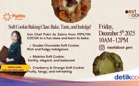 Liburan Lebih Hangat dan Manis dengan Kreasi Soft-Cookie Buatan Sendiri