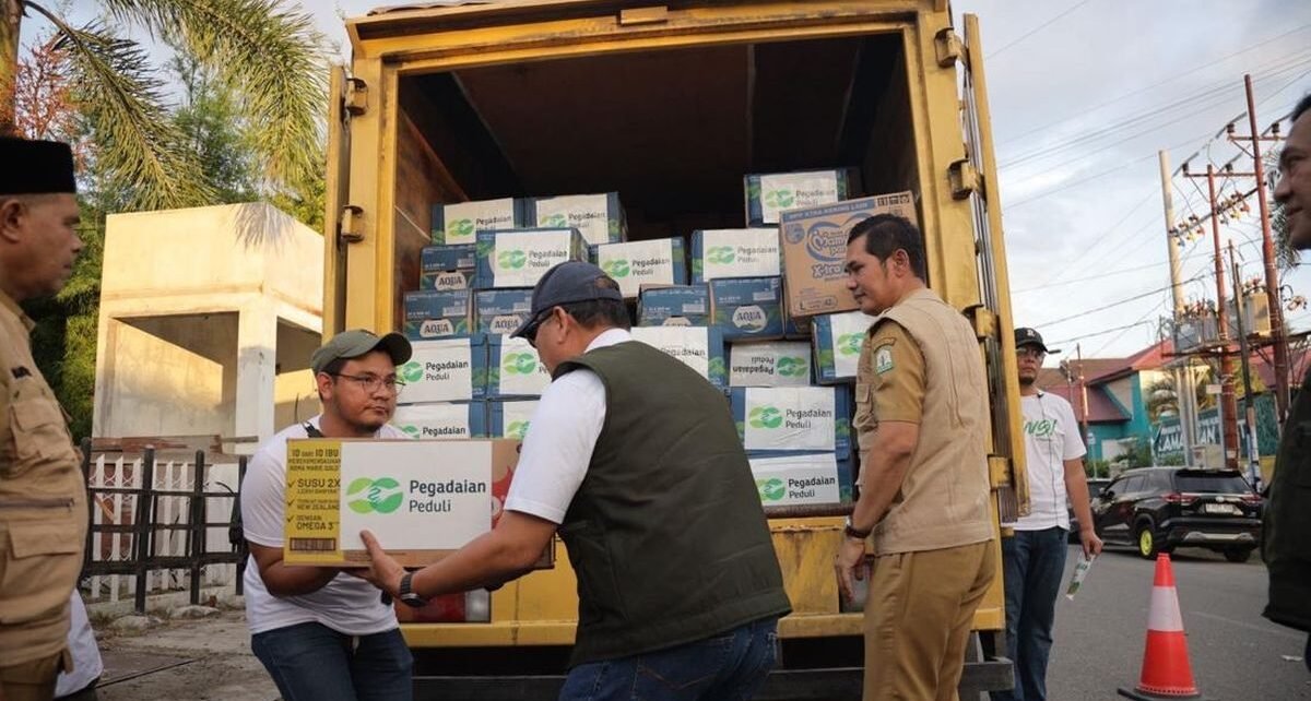 Aksi Peduli Aceh, Pegadaian Kirim Bantuan Logistik dan Relawan Medis