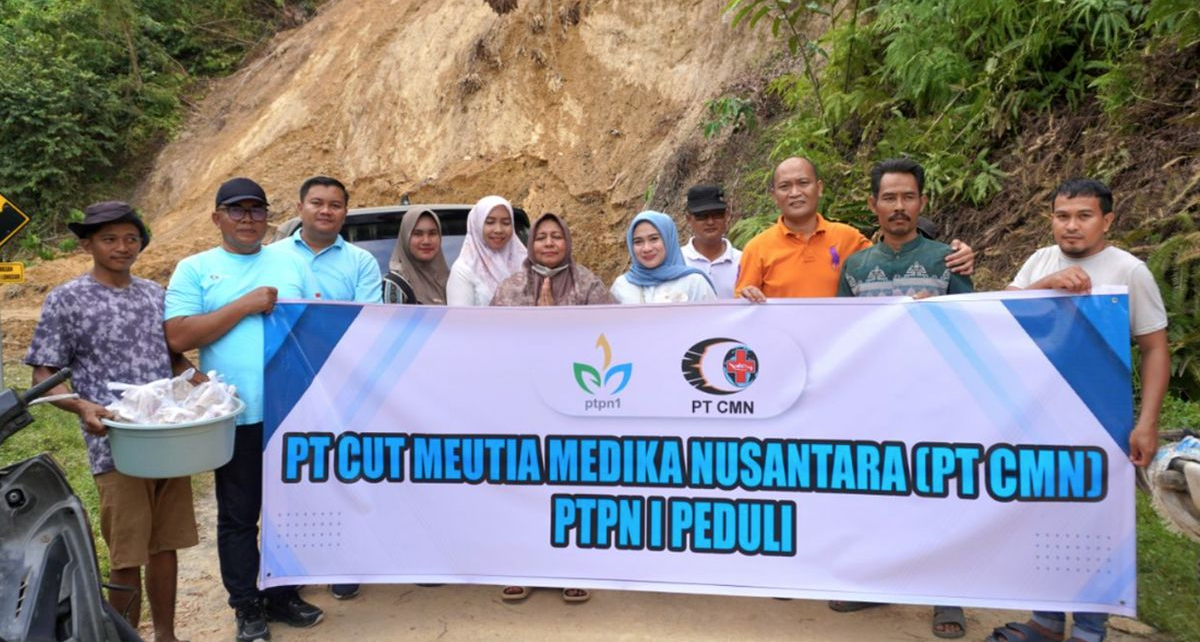 PTPN I Gelar Pengobatan Gratis untuk Warga Terdampak Bencana Sumatra