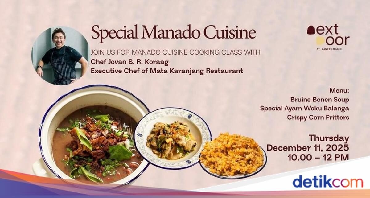 Eksplor 3 Menu Manado Lewat Kelas Masak Bareng Chef Jovan Yuk!