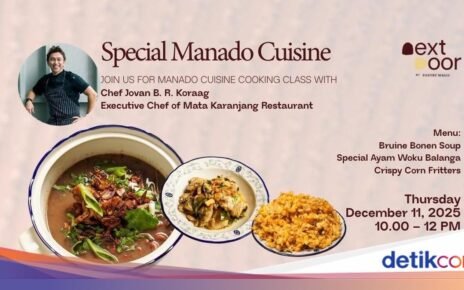Eksplor 3 Menu Manado Lewat Kelas Masak Bareng Chef Jovan Yuk!