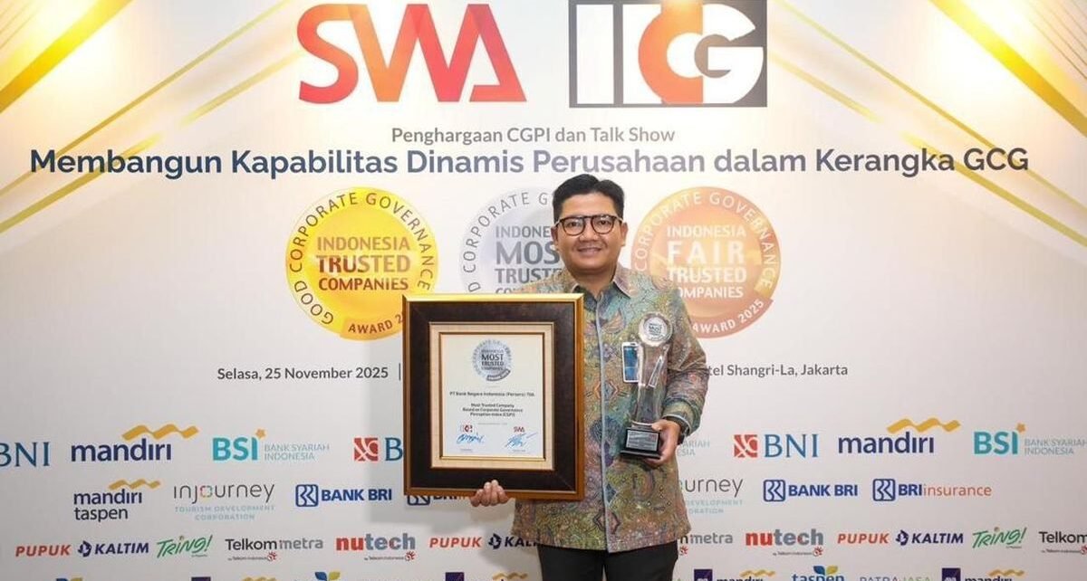 Komitmen Antikorupsi, BNI Raih The Most Trusted Company di CGPI Award